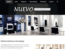 Tablet Screenshot of nuevohairstyling.nl